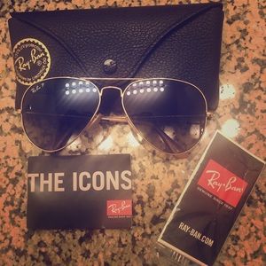 Ray-Ban Glasses! Modern, clean, new condition!!